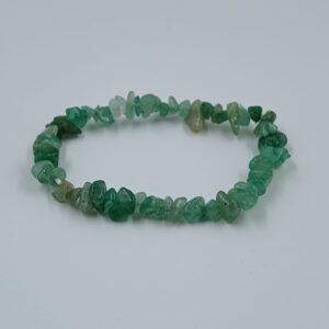 Pulsera escalla de cuarzo verde