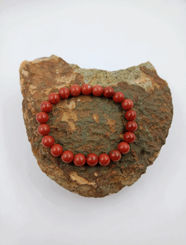 Pulsera Jaspe Rojo 8mm