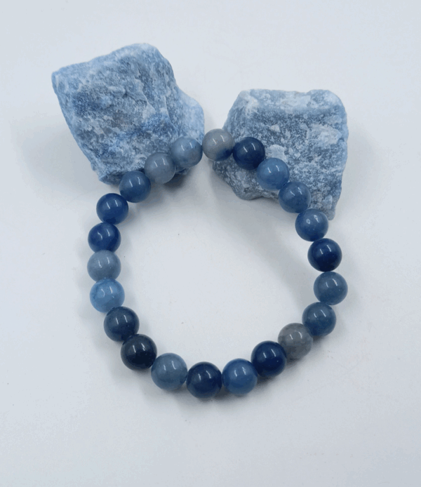 Pulsera Cuarzo azul 8mm