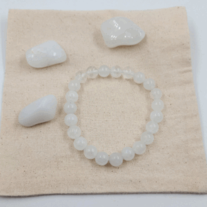 Pulsera Cuarzo Blanco 8mm