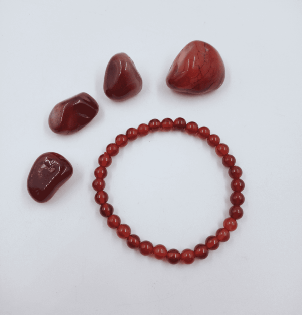Pulsera Cornalina 6mm