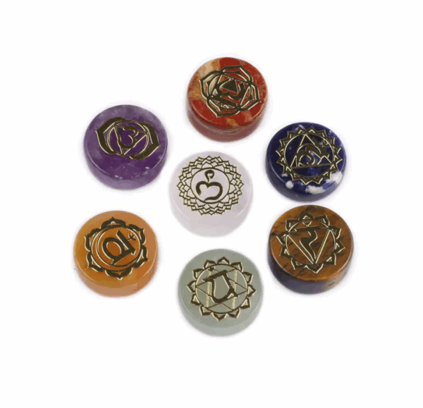 Juego de Piedras naturales 7 Chakras