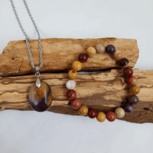 Set collar Mokaita y Pulsera