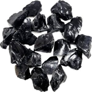 Obsidiana Negra en bruto