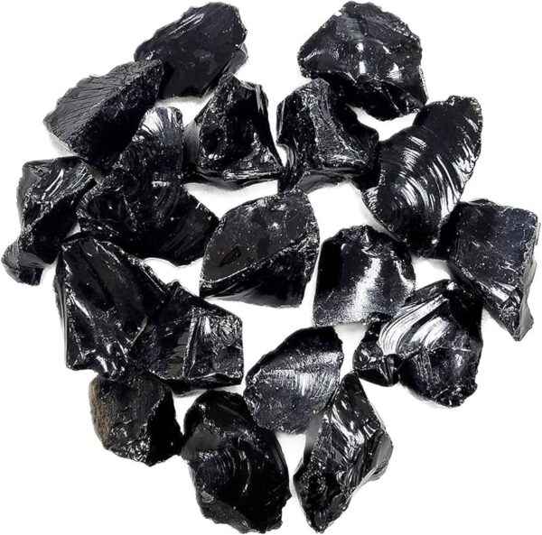 Obsidiana Negra en bruto
