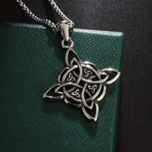 Collar de acero Nudo de Bruja