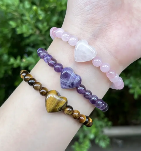 Pulsera elástica Corazón Sagrado