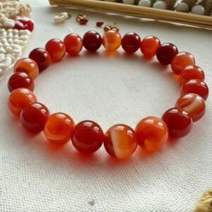 Pulsera Cornalina 10mm