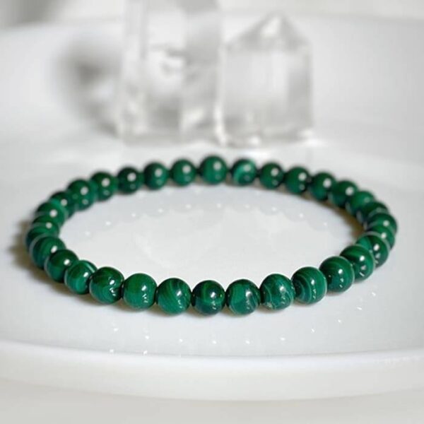 Pulsera Malaquita 6mm