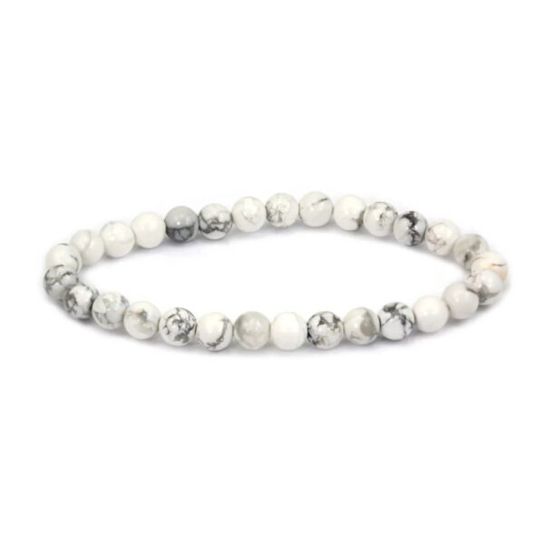 Pulsera Howlita 6mm