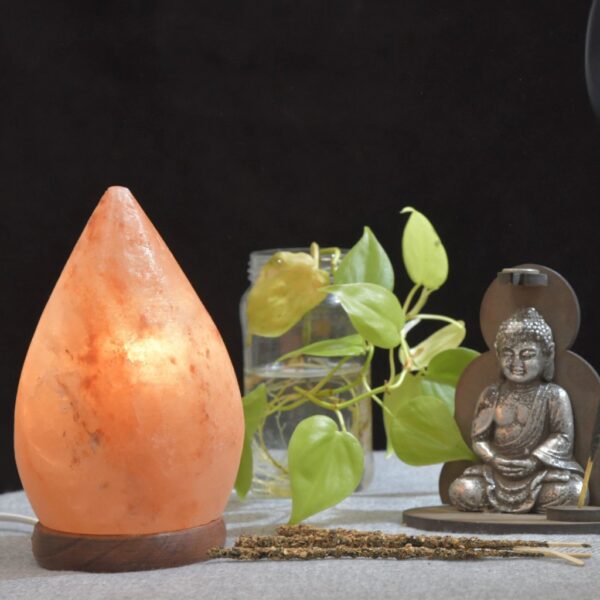 Lámpara de Sal en forma de gota