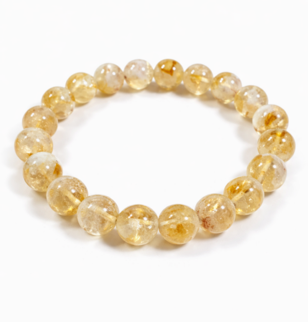 Pulsera elástica Citrino 10mm