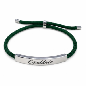 Pulsera ajustable con mensaje