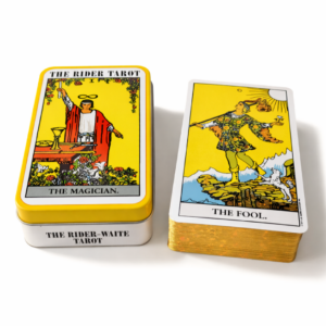 Tarot Raider Waite con caja de metal