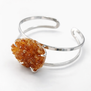 Pulsera ajustable Citrino energía y abundancia