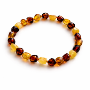 Pulsera elástica de Ámbar Multitonos