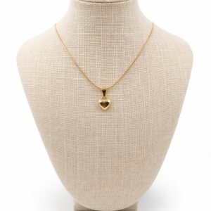 Collar Corazón minimalista enchapado en Oro