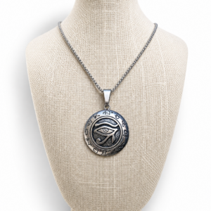 Collar Ojo de Horus en acero quirúrgico