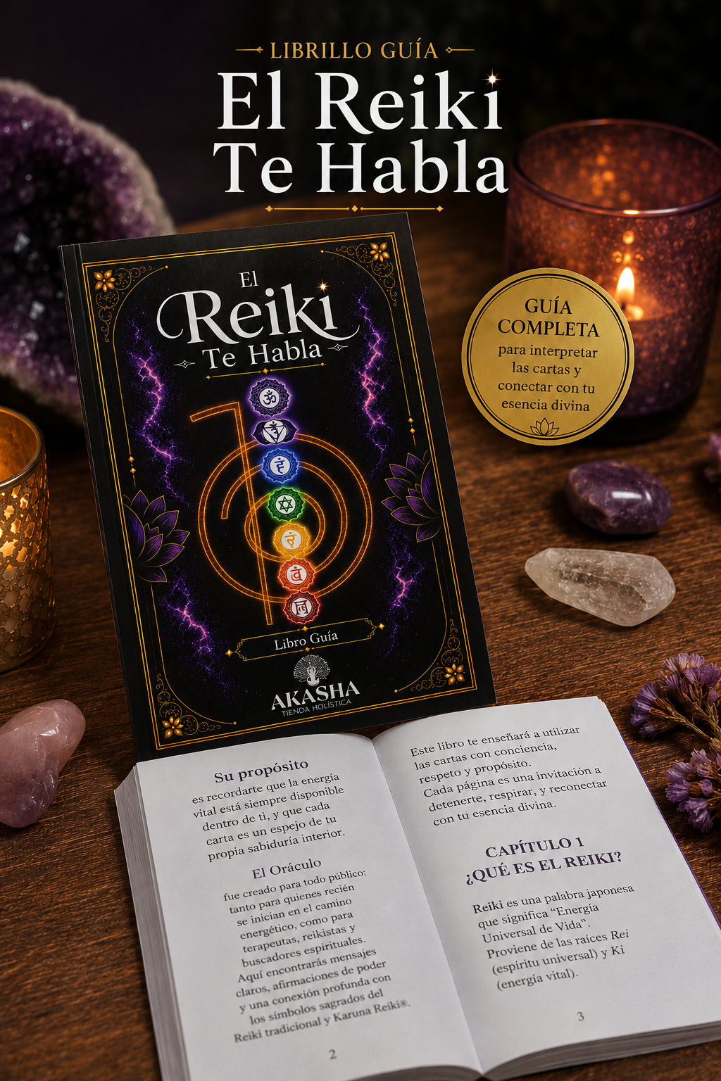 Oraculo Reiki te habla + libro - Imagen 2