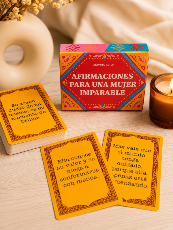 Oráculo Afirmaciones para una mujer imparable